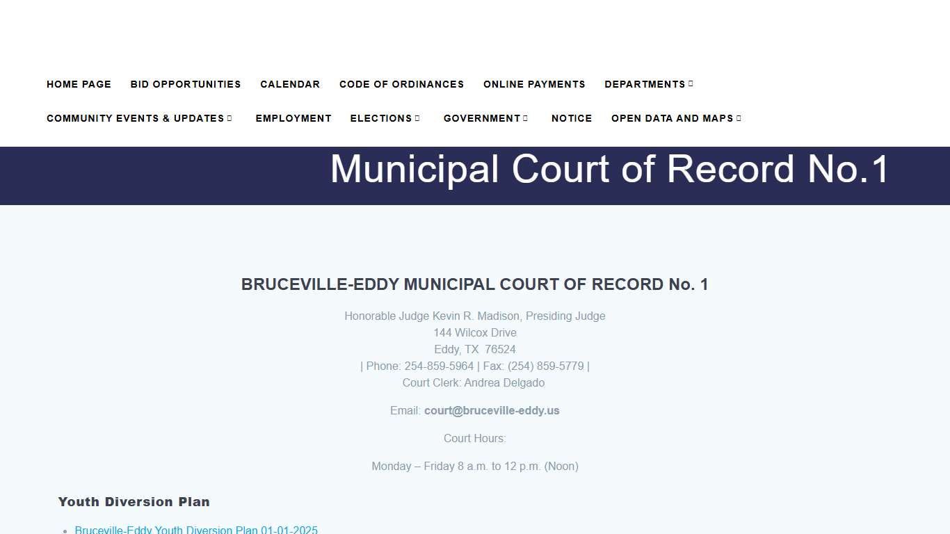 Municipal Court of Record No.1