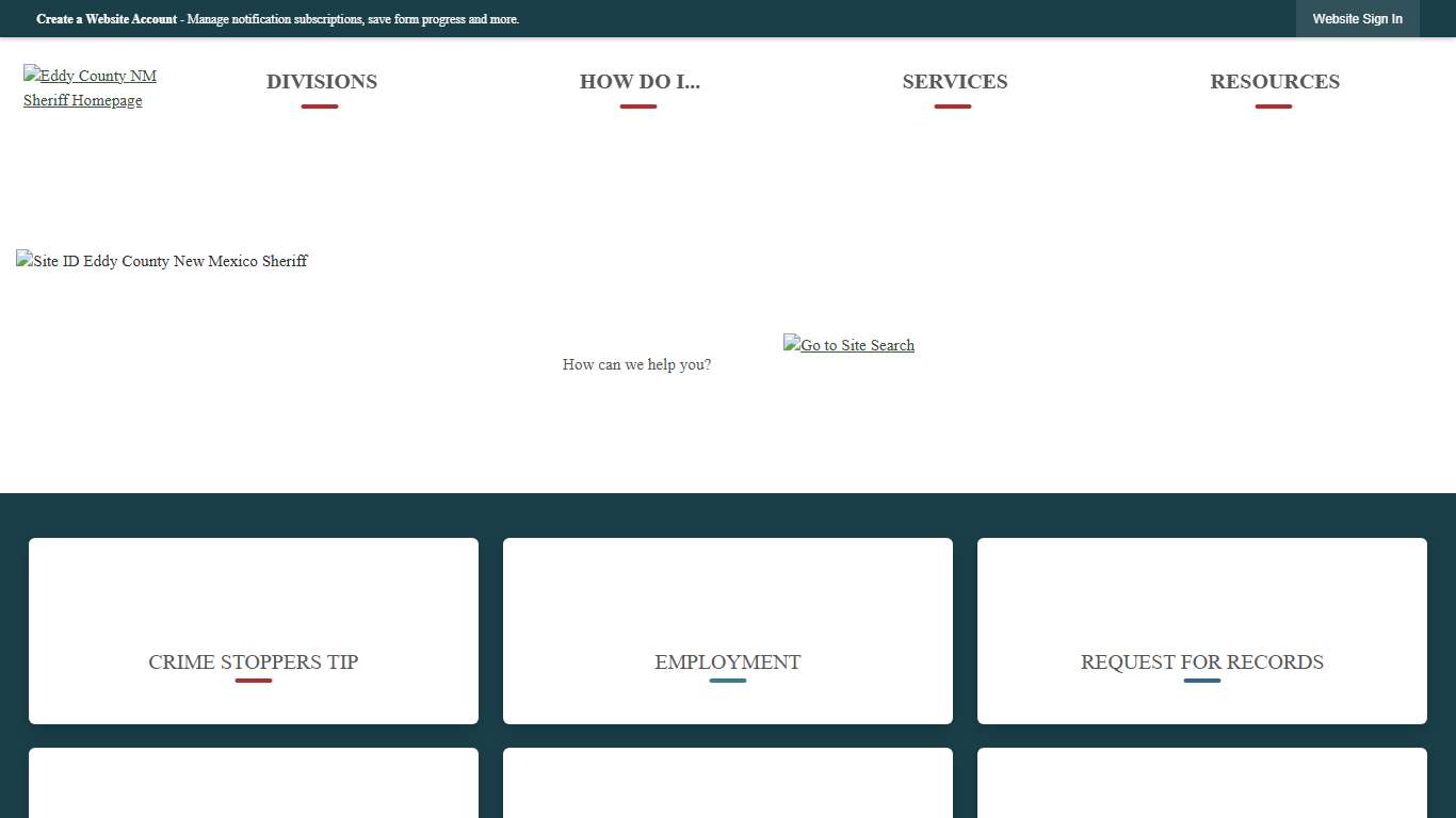 Sheriff Eddy County, NM